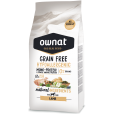 OWNAT grain free HYPOALLERGENIC jagnjetina 3kg