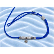 Unikatna "Pandora" razstavna vrvica- ¤ 4mm, dolžine 1,20m - 018
